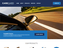 Tablet Screenshot of caregardservices.com